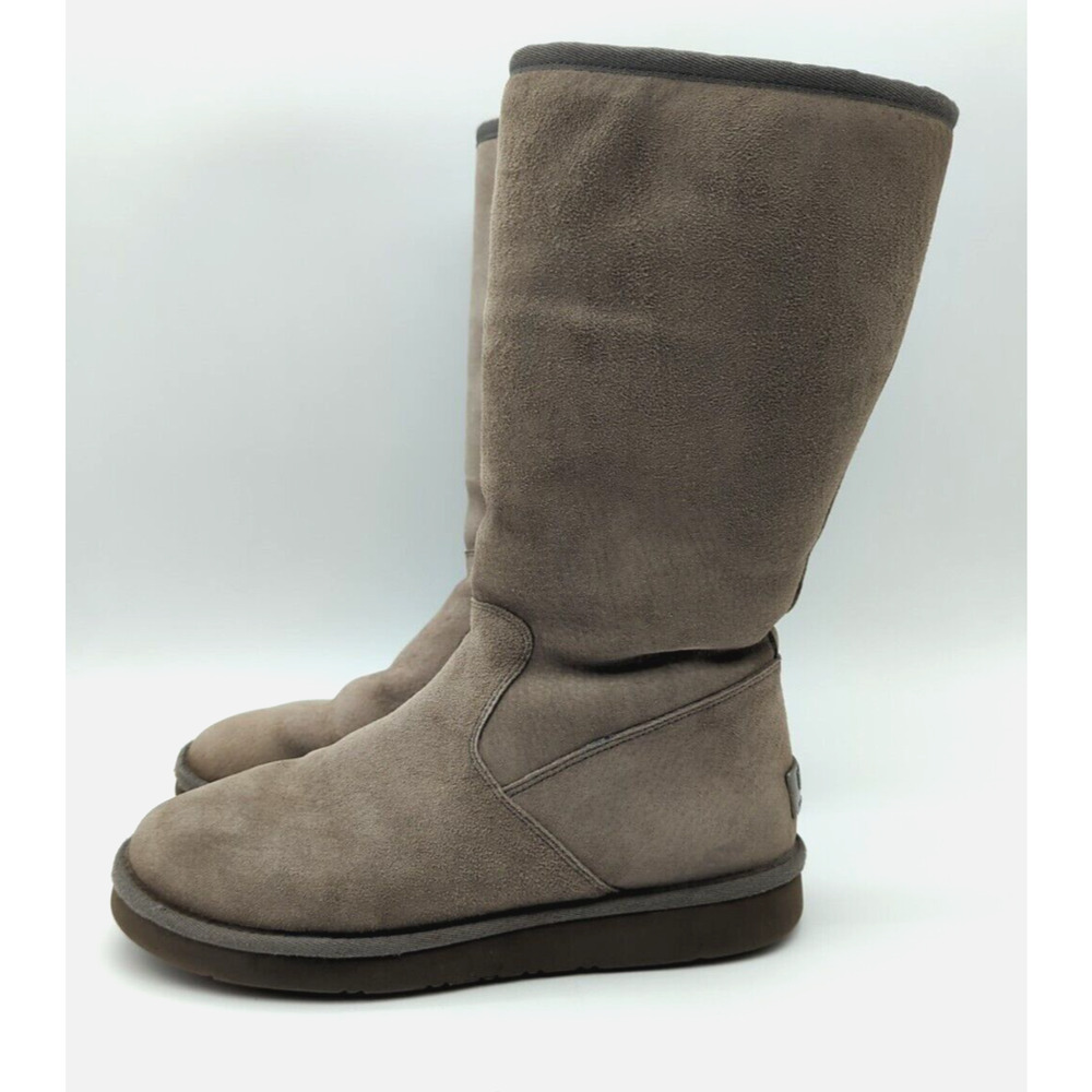 UGG Australia Sumner Light Gray Suede Leather Boots 1005375 Womens Size 8